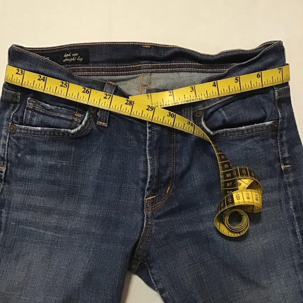 Citizens of Humanity High Rise Elson Stretch Jeans Blue - Picture 3 of 15